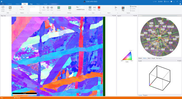 EDAX Releases New APEX Software for EDS and EBSD